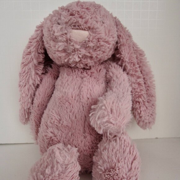 Jellycat Pink Bashful Bunny Rabbit Soft Toy Plush Soother 12